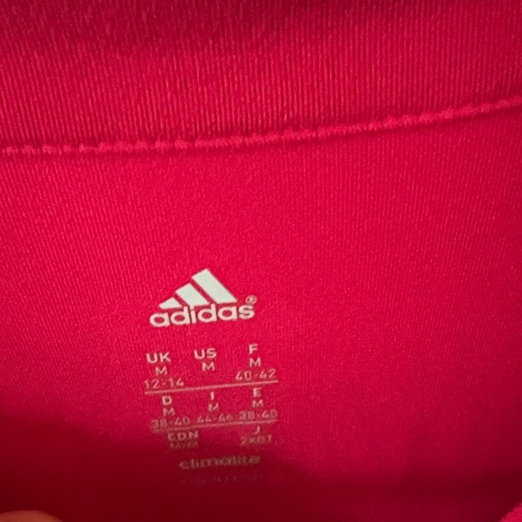 Adidas Fuchsia Half-Zip Pullover - Picture 2 of 9